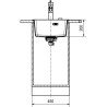 Évier 1 bac 45 cm Maris 610-39 Franke