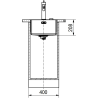 Évier sous plan 1 bac Box 40 cm BXX 110-34 FRANKE