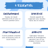 Pack cuisine parallèle – meubles bas et hauts+ Plan de travail + Crédence + Accessoires - Beige clair & Bois