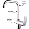 Mitigeur de cuisine MIXA bec orientable Sanindusa