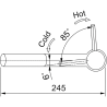 Mitigeur évier ORBIT avec bec extensible FRANKE