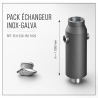 Pack échangeur pour poêle à bois Inox Galva Réseau de distribution diamètre 125 Poujoulat
