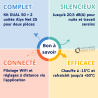 Climatisation Bi-split 1 unité extérieure DUAL 50 + 2 unités intérieures Alys Net 25 Ariston