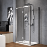 Paroi de douche Zephyros S avec porte pliante de chez Novellini 