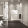 Paroi fixe Kuadra H MIRROR 97-100 Novellini