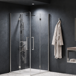 Porte de douche accès d'angle Young 2.0 2GS Novellini