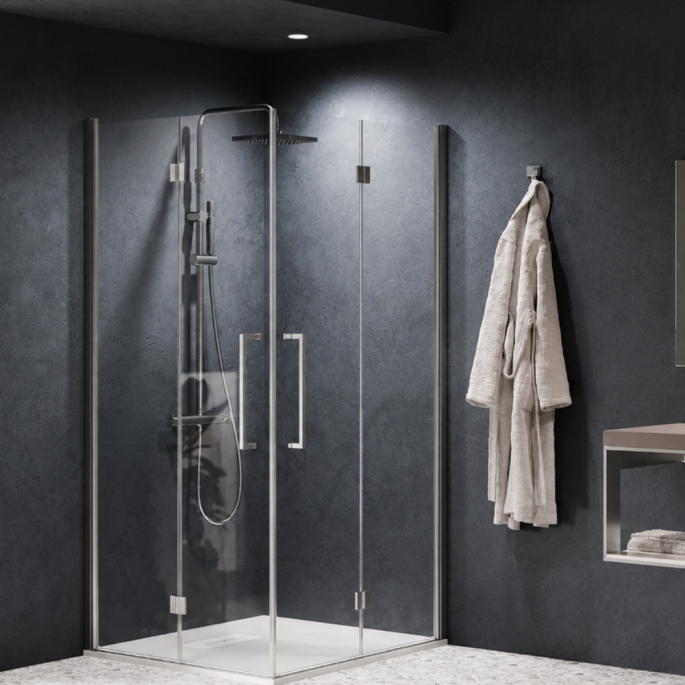 Porte de douche accès d'angle Young 2.0 2GS Novellini
