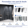 Porte de douche accès d'angle Young 2.0 2GS Novellini