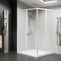 Porte accès d'angle de Douche Lunes A 78/81Novellini