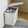 Pack cuisine linéaire – meubles bas et haut + Plan de travail + Crédence + Accessoires - Gris anthracite & Bois