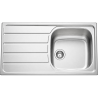 Évier 1 grand bac + égouttoir 100 cm Montebello Aquatop
