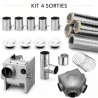 Pack distribution air chaud 4 sorties