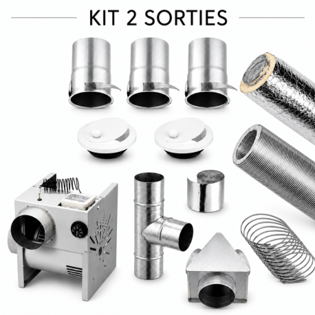 Pack distribution air chaud 2 sorties