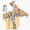 Flexalu Thermique 3m et 6m Poujoulat - Conduit de ventilation et conditionnement d'air double paroi 