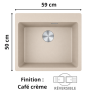 Évier 1 cuve 60 cm Maris MRG 610-54 XL Franke