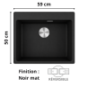 Évier 1 cuve 60 cm Maris MRG 610-54 XL Franke