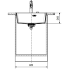 Évier 1 cuve 60 cm Maris MRG 610-54 XL Franke