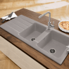 Évier 2 bacs + égouttoir 120 cm Architectura 80 Villeroy & Boch