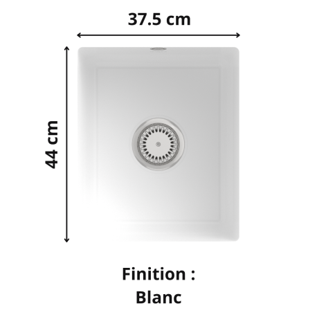 Évier 1 bac 40 cm Subway 45 SU Villeroy & Boch