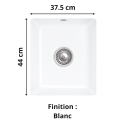 Évier 1 bac 40 cm Subway 45 SU Villeroy & Boch