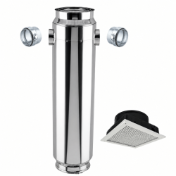 Pack échangeur maison étage Inox Galva Diamètre 180 Poujoulat Pack échangeur maison étage Inox Galva Diamètre 180 Poujoulat