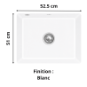 Évier sous plan 1 bac 55 cm Subway 60 SU Villeroy & Boch