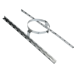 Collier de soutien CS 280 pour poêle à bois Inox Galva Poujoulat Collier de soutien CS 280 pour poêle à bois Inox Galva Poujoulat