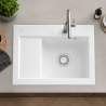 Évier de cuisine 1 bac + égouttoir 65 cm Subway 45 Compact Villeroy & Boch