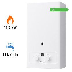 Chauffe bain gaz Mini 11 OF VA Sime Chauffe bain gaz Mini 11 OF VA Sime