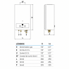 Chauffe bain gaz Mini 11 OF VA Sime
