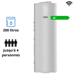 Chauffe-eau thermodynamique 200 L Air Ambiant / Air Extérieur Fluidheat Chauffe-eau thermodynamique 200 L Air Ambiant / Air Extérieur Fluidheat