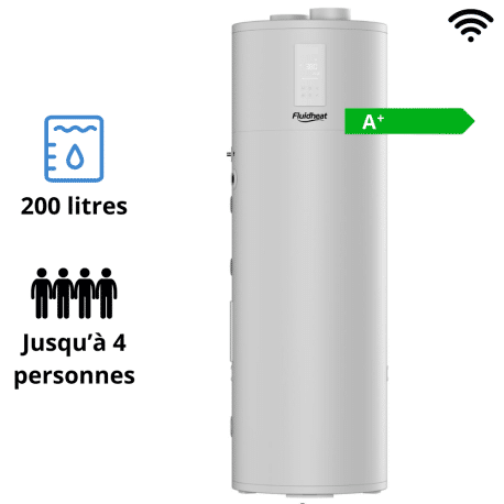Chauffe-eau thermodynamique 200 L Fluidheat