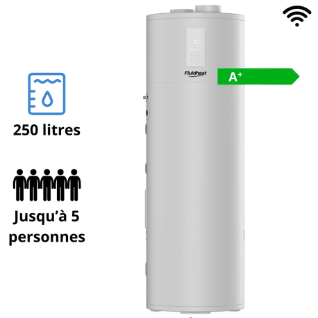 Chauffe-eau thermodynamique 250 L Fluidheat