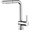 Mitigeur évier TANER douchette extractible THEWA - Coloris Chrome