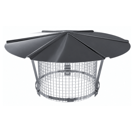 Chapeau chinois inox réglable anti-oiseau Poujoulat