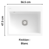 Évier de cuisine 1 bac 55 cm Subway 60 S Flat Villeroy & Boch