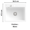 Évier de cuisine 1 bac 55 cm Subway 60 S Flat Villeroy & Boch