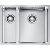 Évier de cuisine sous plan 2 bacs 55 cm Box BXX 160-34-16 Franke