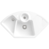 Évier d'angle 2 bacs + vide sauce + égouttoir 100 cm Solo Villeroy & Boch
