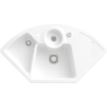 Évier d'angle 2 bacs + vide sauce + égouttoir 100 cm Solo Villeroy & Boch