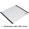 Égouttoir enroulable Inox Rollmat FRANKE