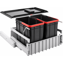 Poubelle Sorter duo 60 2 bacs 22 L Franke