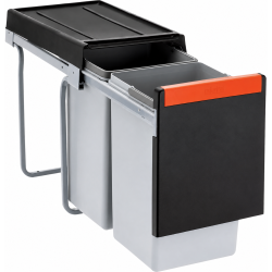 Poubelle Cube 30 2 bacs 20 / 10 Litres Franke
