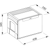 Poubelle Cube 50 2 bacs 14 / 18 L Franke