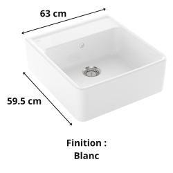 Évier Timbre 1 bac 60 cm Tradition Villeroy & Boch