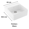 Évier Timbre 1 bac 60 cm Tradition Villeroy & Boch