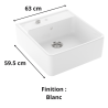 Évier Timbre 1 bac 60 cm Tradition Villeroy & Boch