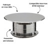 Chapeau aspirateur simple finition Inox CAI31150037 Poujoulat