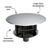 Chapeau Aspirteur finition inox ou brique
