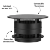 Chapeau Aspirateur Anti-oiseau CAOI...TZ Therminox Poujoulat TI